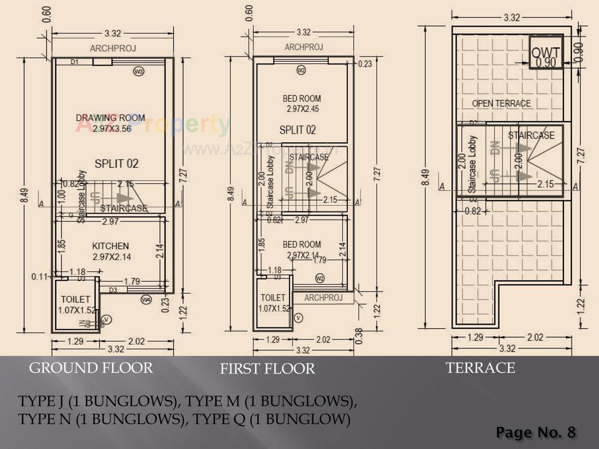 Layout of real estate project Al Khayber Residency located at Dahegam, Gandhinagar, Gujarat