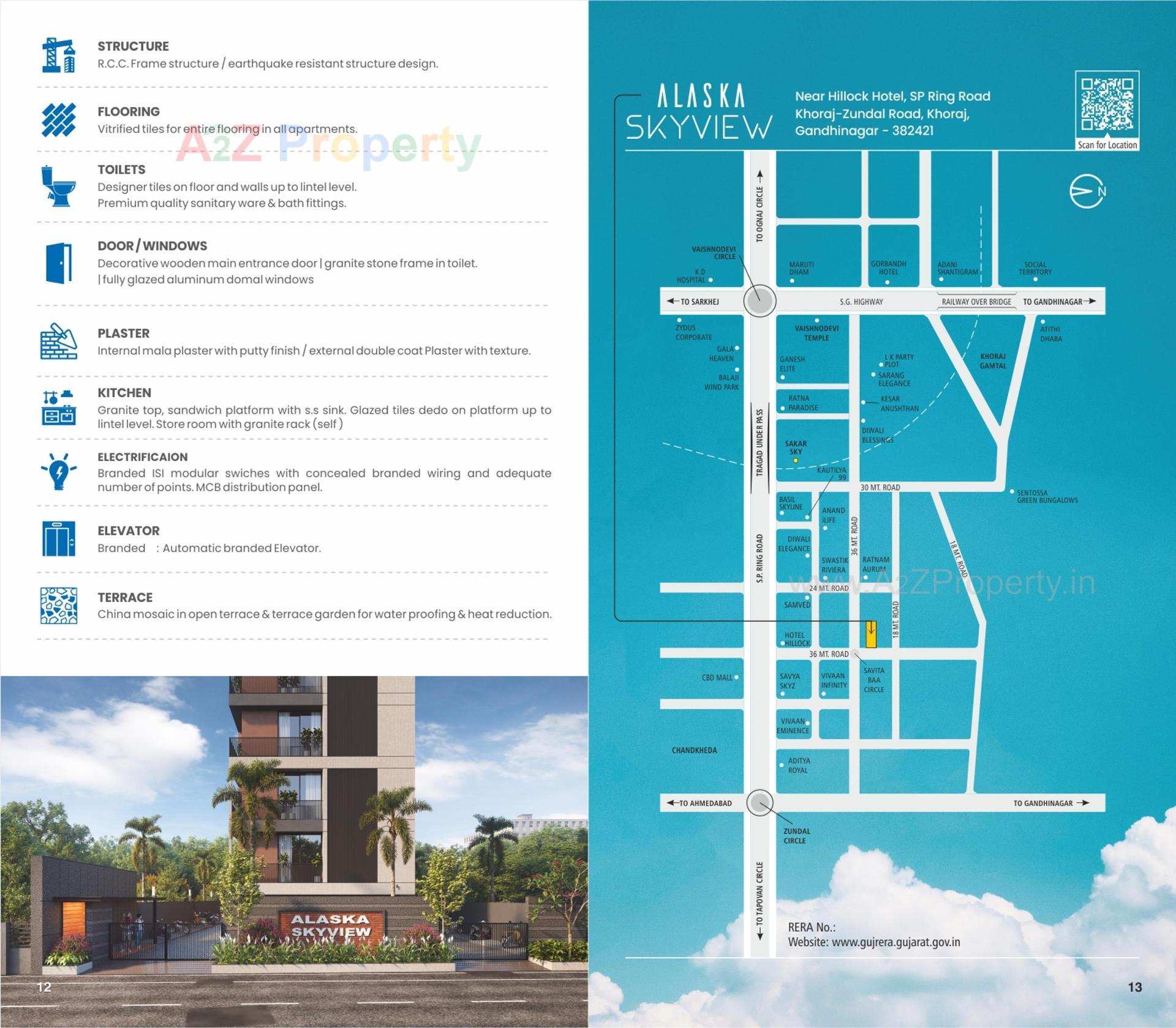  of real estate project Alaska Skyview located at Khoraj, Gandhinagar, Gujarat
