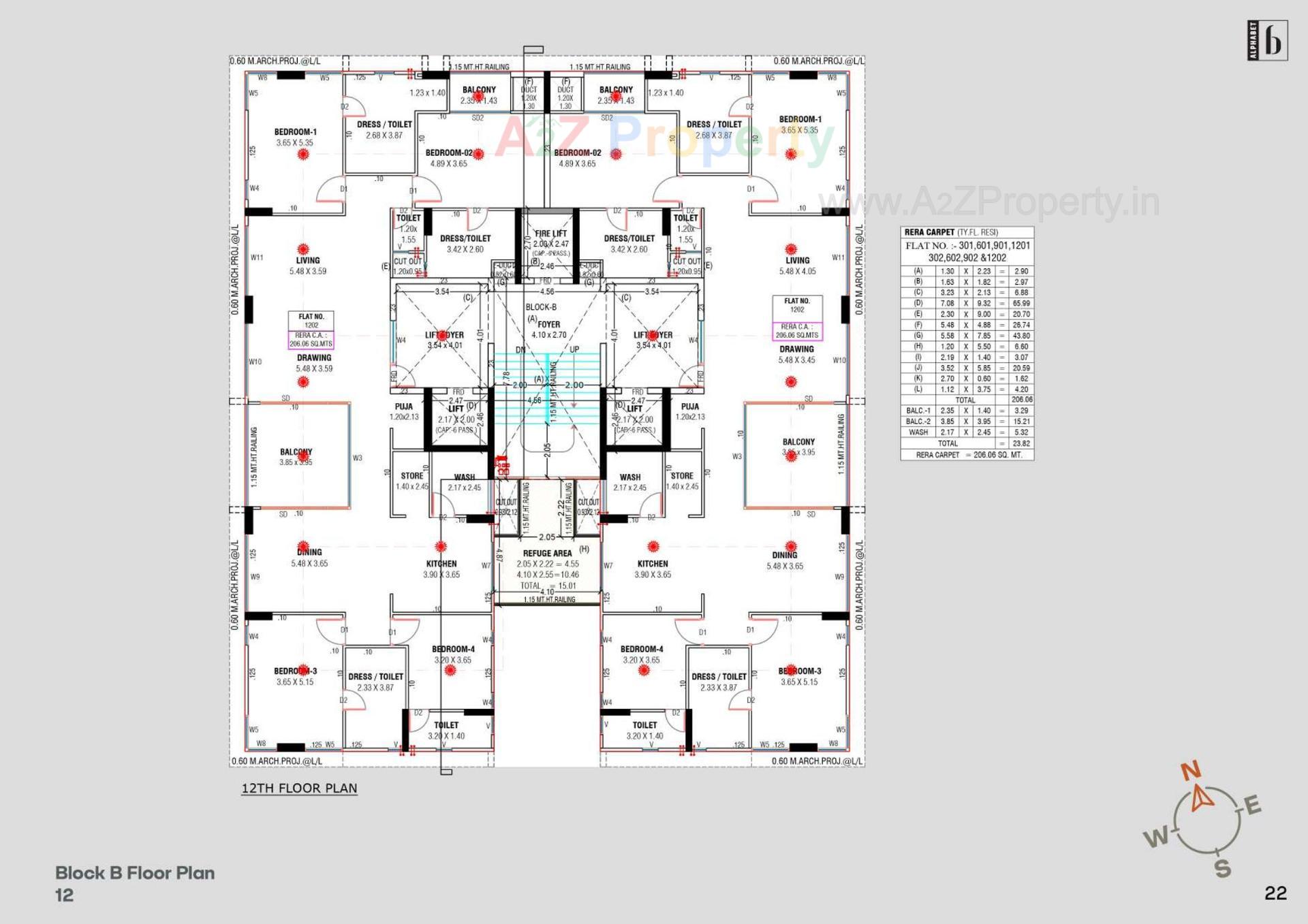 Layout of real estate project Alphabet located at Bhat, Gandhinagar, Gujarat