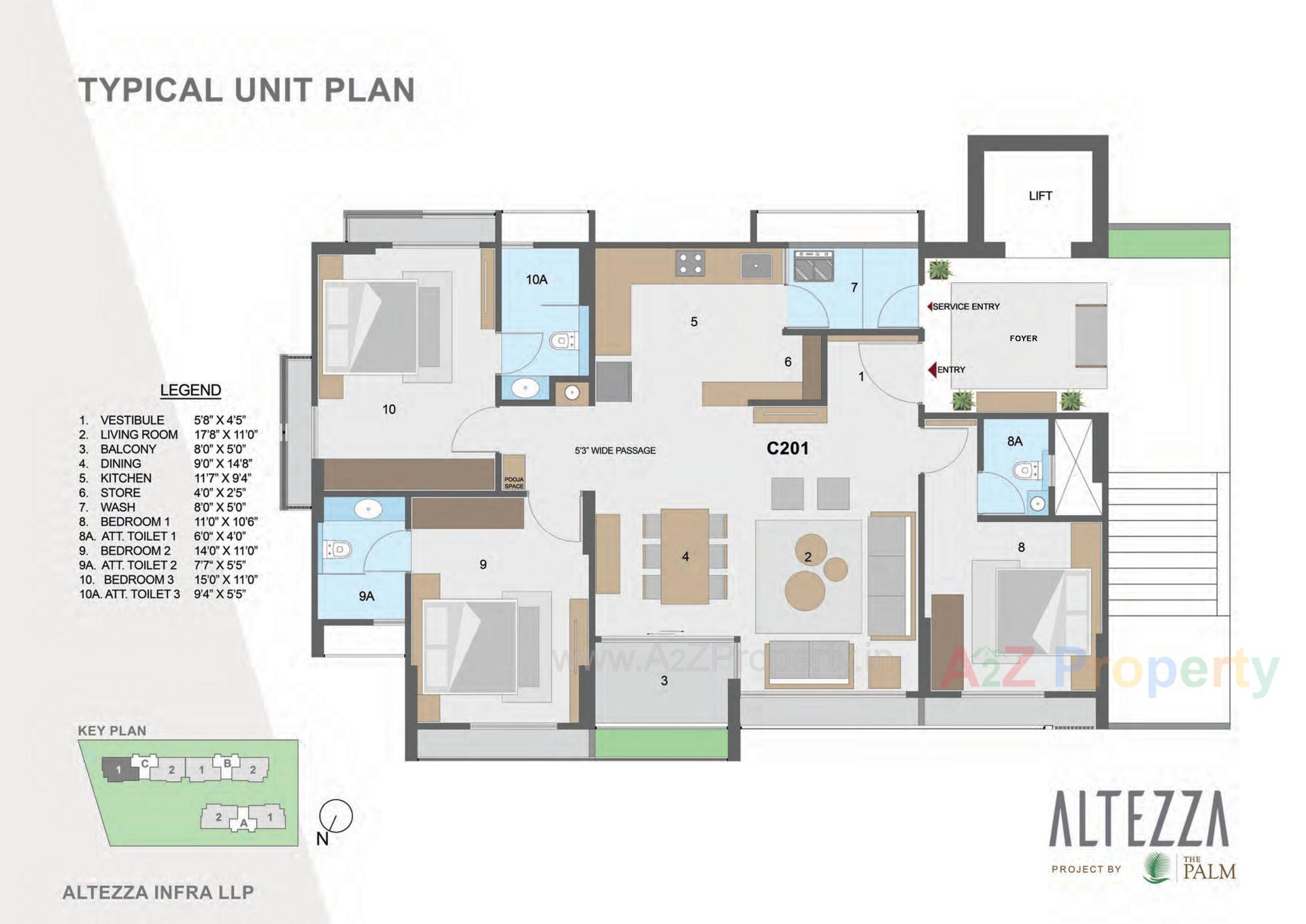 Layout of real estate project Altezza located at Sargasan, Gandhinagar, Gujarat