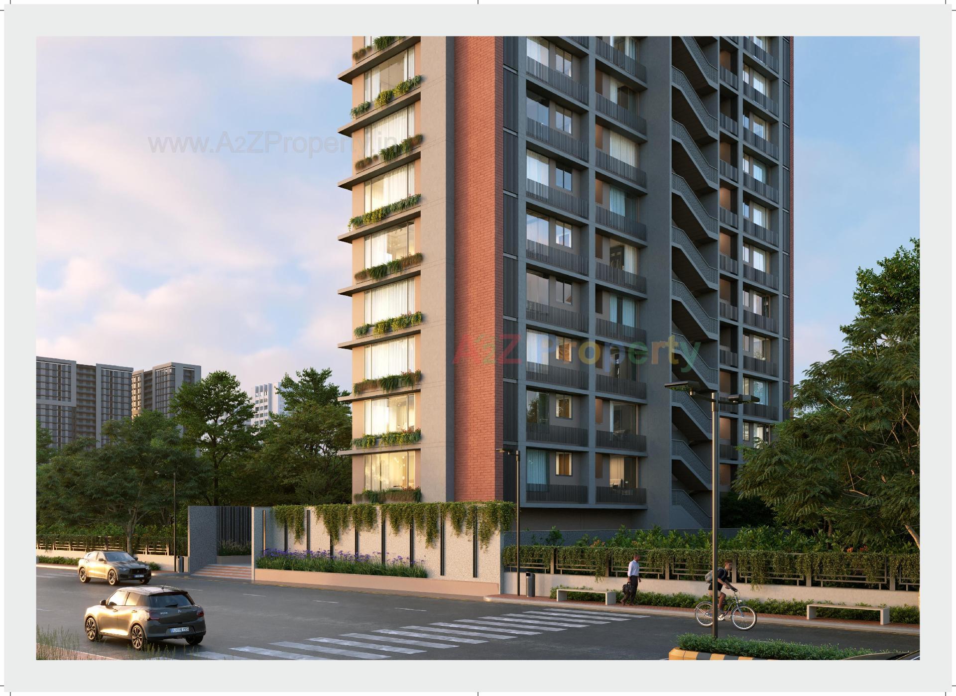 3D Elevation of real estate project Amaara By Hari Group located at Por, Gandhinagar, Gujarat