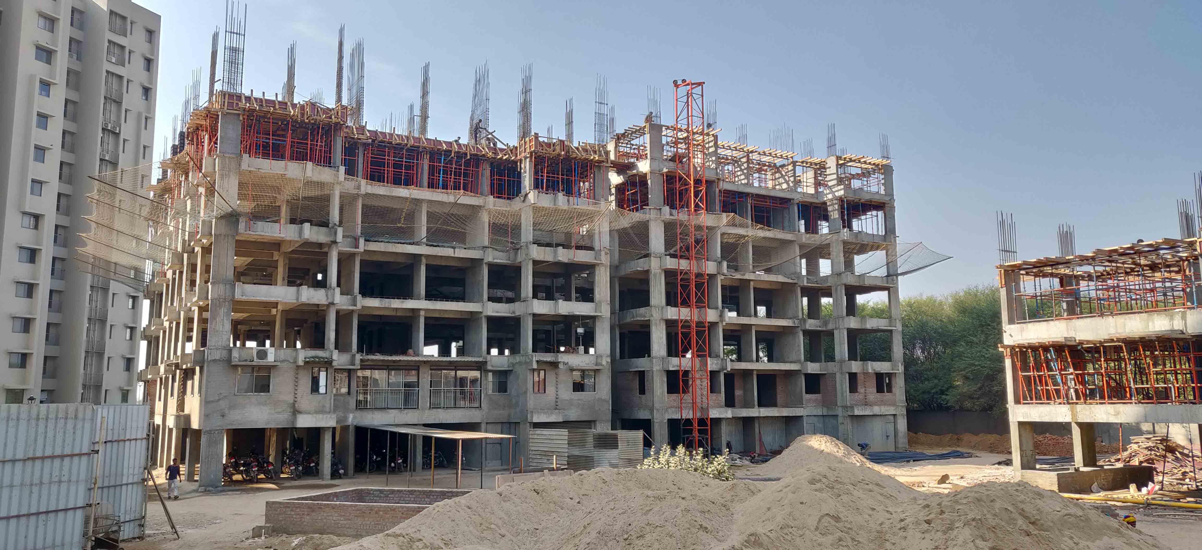 93376_const of real estate project Amba Township Sector located at Adalaj, Gandhinagar, Gujarat