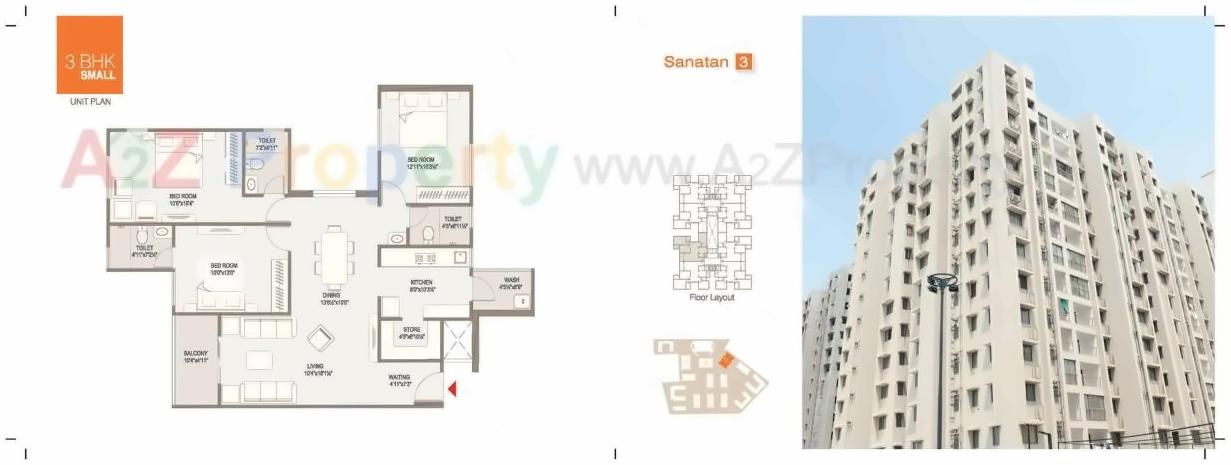Layout of real estate project Amba Towship Sector located at Adalaj, Gandhinagar, Gujarat