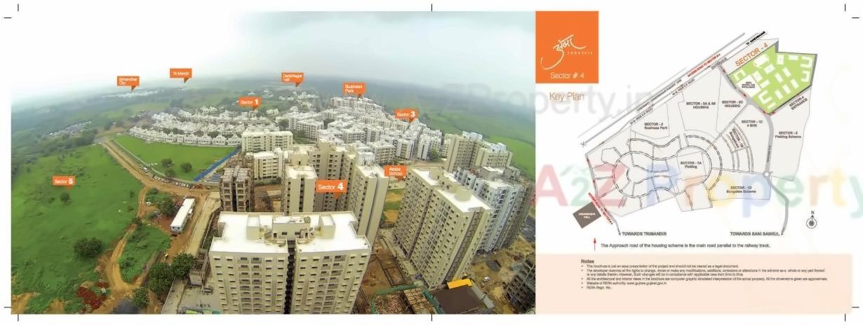  of real estate project Amba Towship Sector located at Adalaj, Gandhinagar, Gujarat