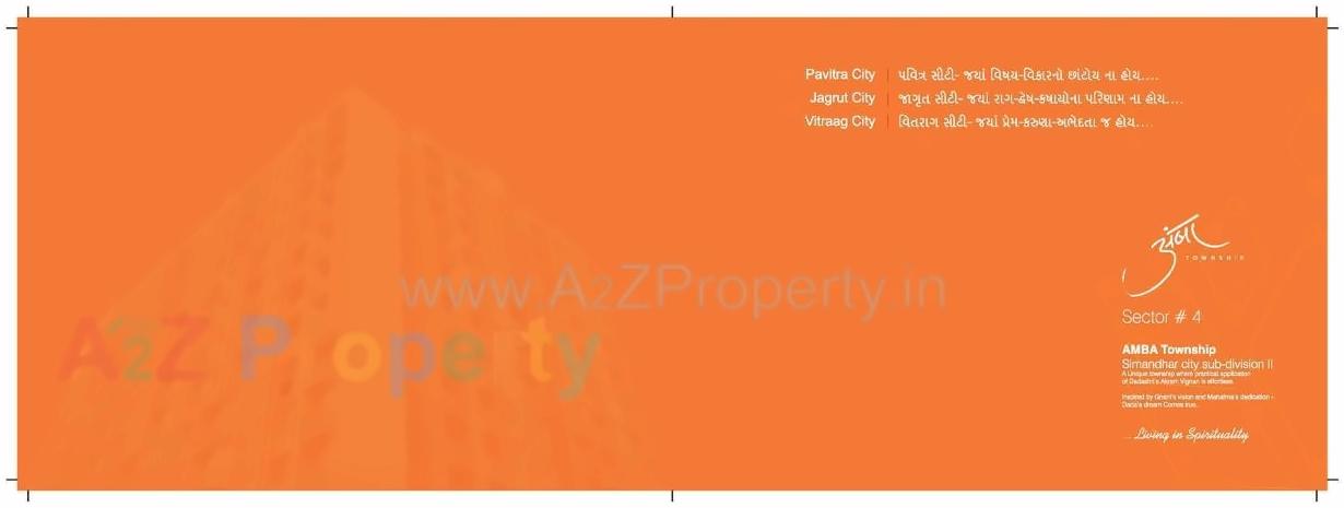  of real estate project Amba Towship Sector located at Adalaj, Gandhinagar, Gujarat