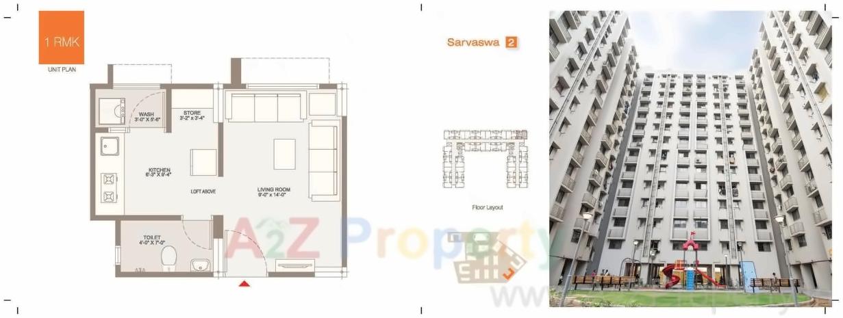 Layout of real estate project Amba Towship Sector located at Adalaj, Gandhinagar, Gujarat