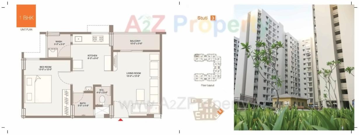 Layout of real estate project Amba Towship Sector located at Adalaj, Gandhinagar, Gujarat