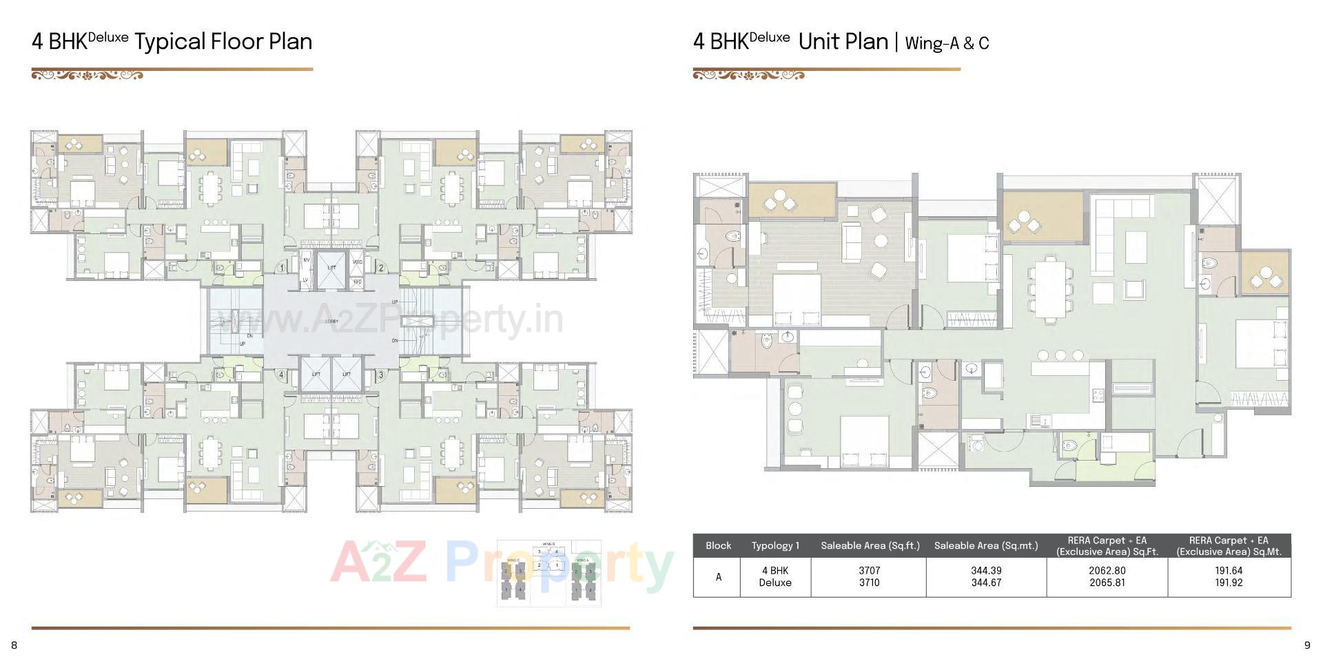 Layout of real estate project Ambrosia located at Dantali, Gandhinagar, Gujarat