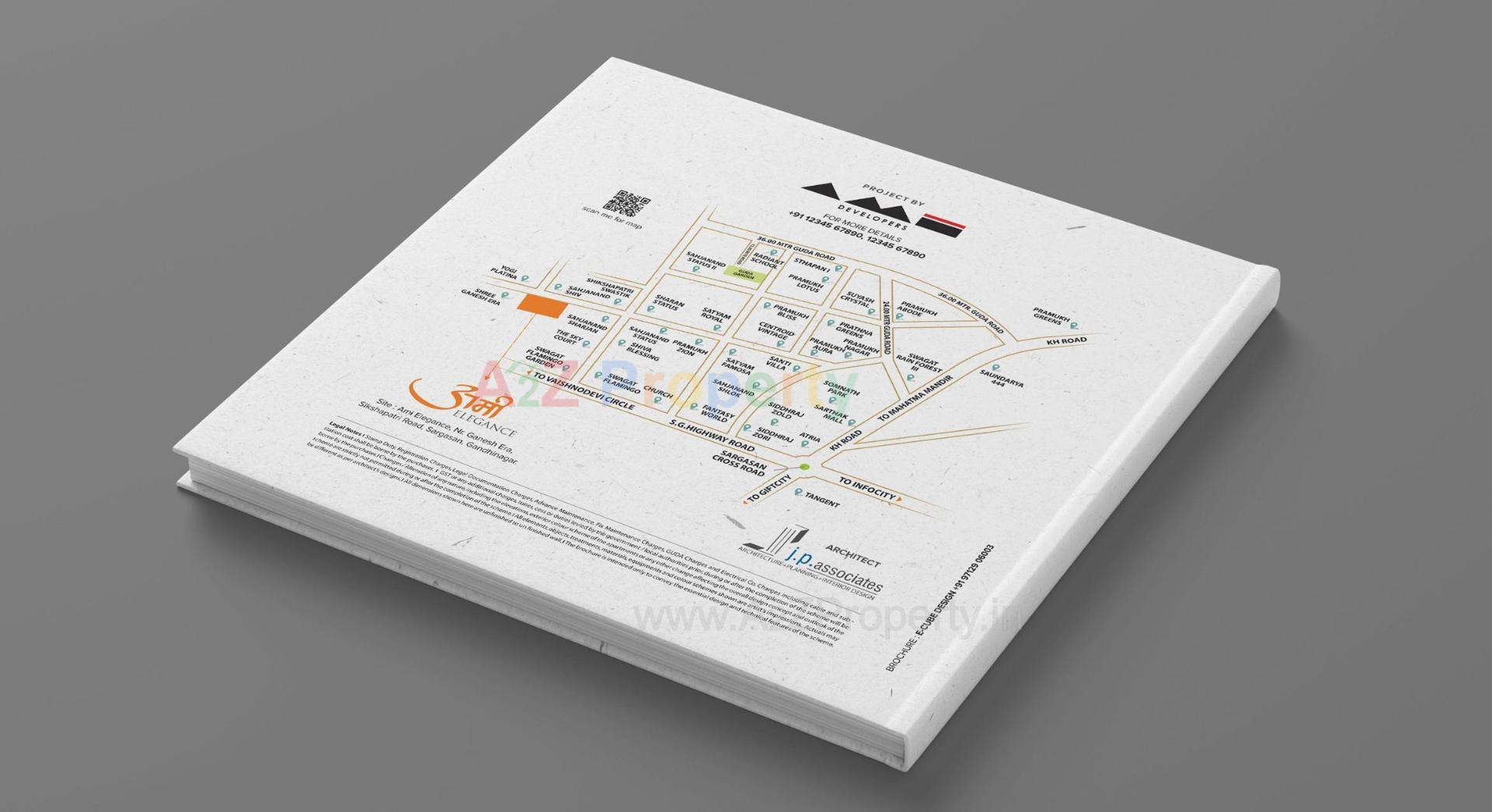  of real estate project Ami Elegance located at Sargasan, Gandhinagar, Gujarat