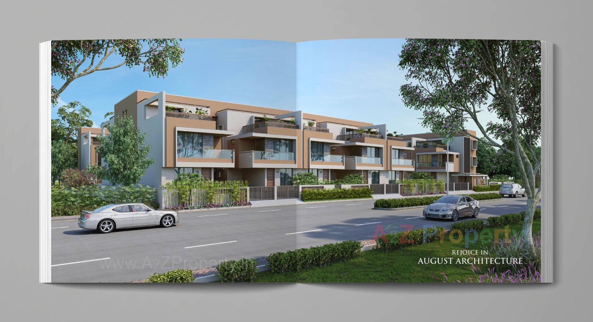 3D Elevation of real estate project Ami Elegance located at Sargasan, Gandhinagar, Gujarat
