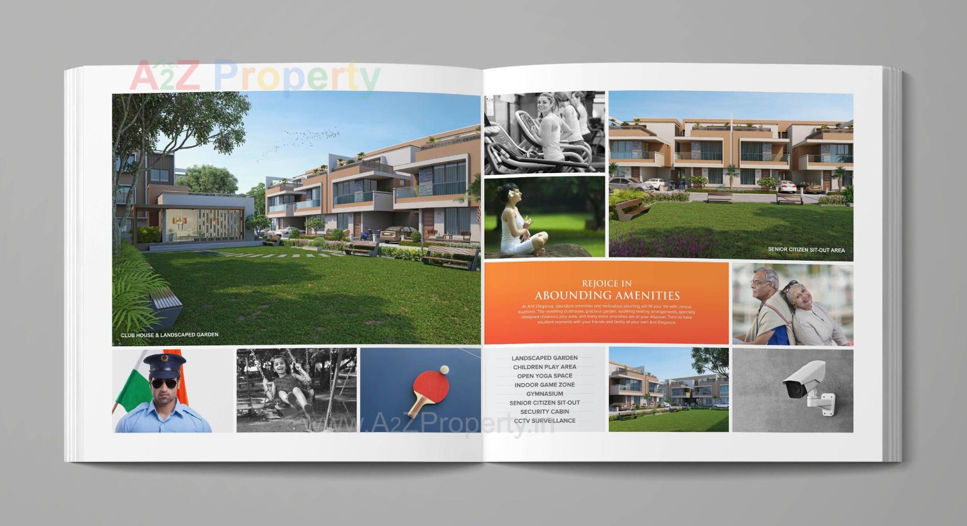 3D Elevation of real estate project Ami Elegance located at Sargasan, Gandhinagar, Gujarat