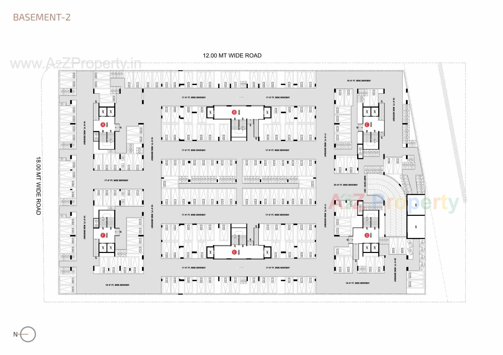 Layout of real estate project Anant Parmeshwar located at Adalaj, Gandhinagar, Gujarat