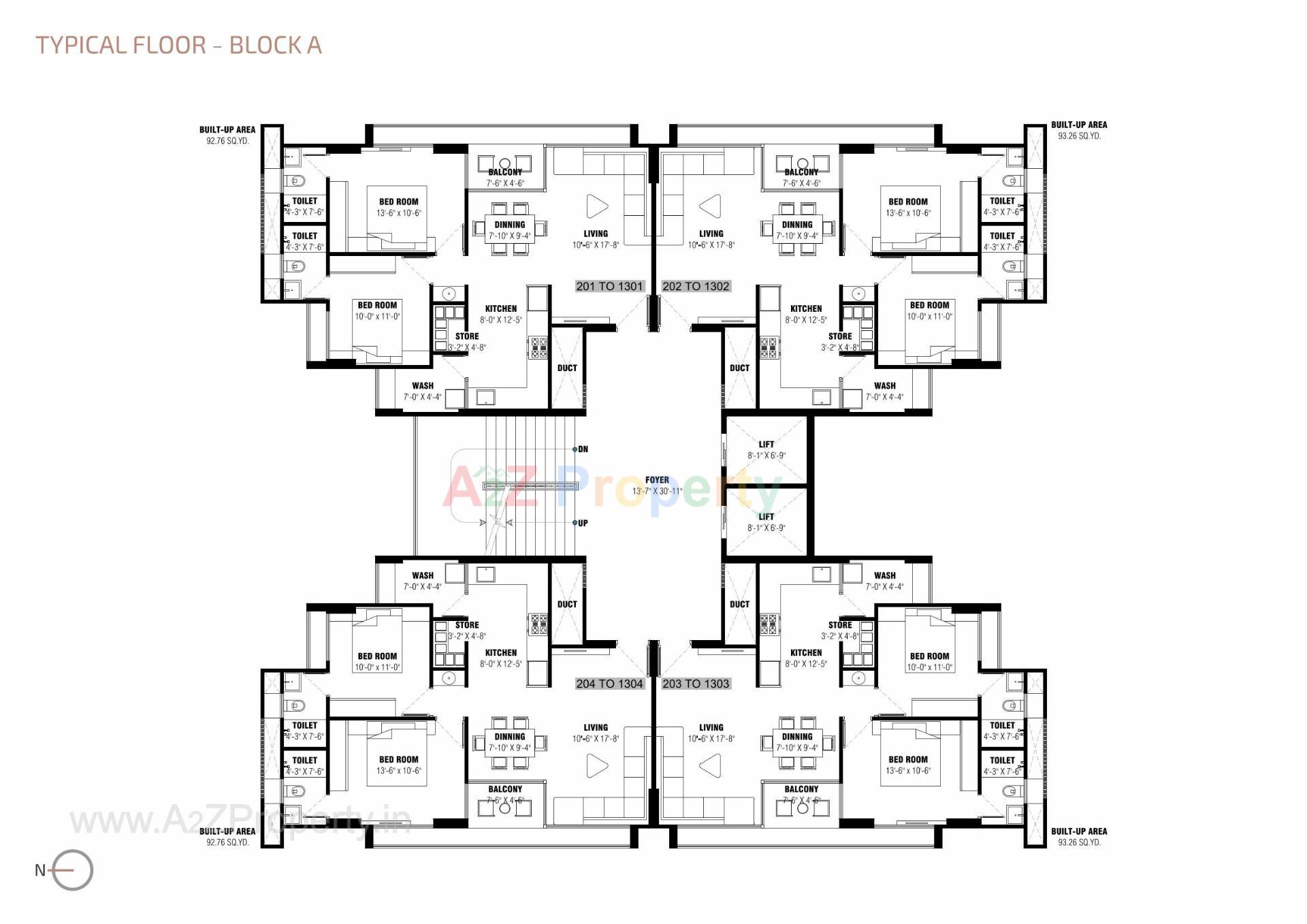 Layout of real estate project Anant Parmeshwar located at Adalaj, Gandhinagar, Gujarat
