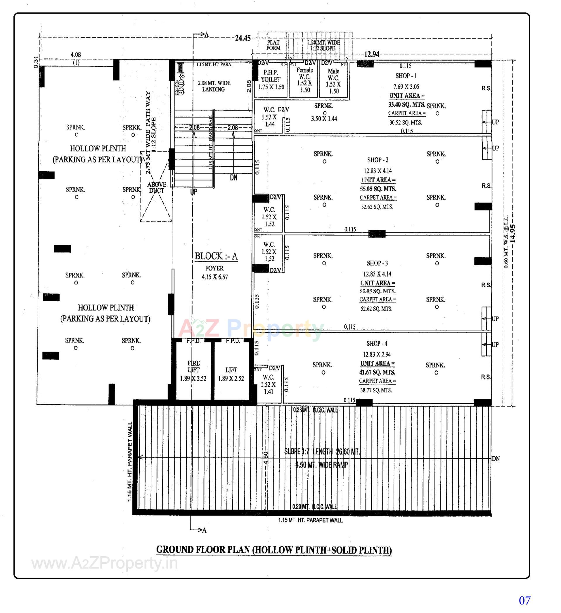 Layout of real estate project Ananta Premium Living located at Bhat, Gandhinagar, Gujarat