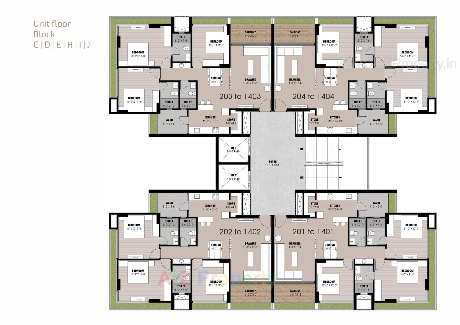Layout of real estate project Anavya Parmeshwar located at Adalaj, Gandhinagar, Gujarat