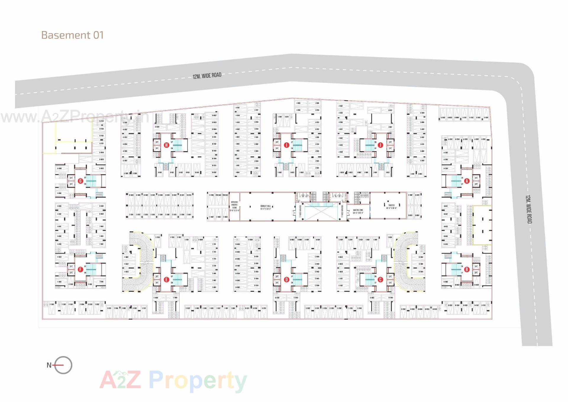 Layout of real estate project Anavya Parmeshwar located at Adalaj, Gandhinagar, Gujarat