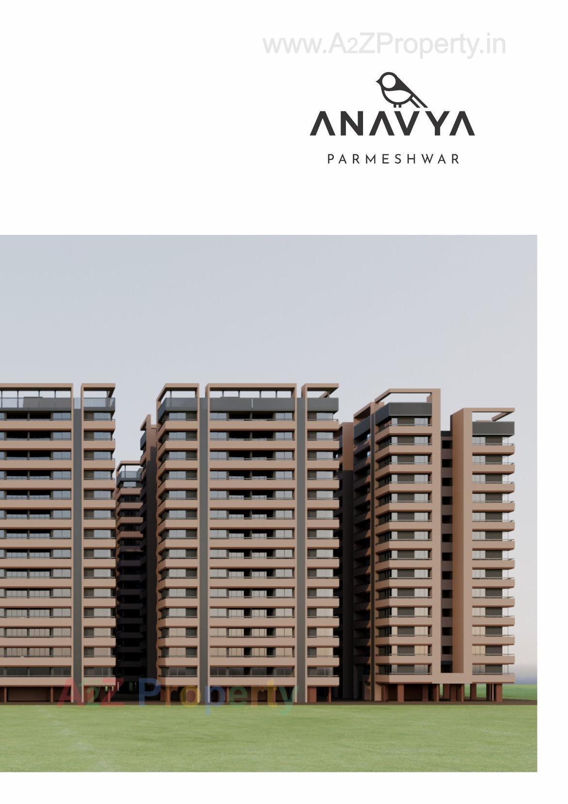 3D Elevation of real estate project Anavya Parmeshwar located at Adalaj, Gandhinagar, Gujarat