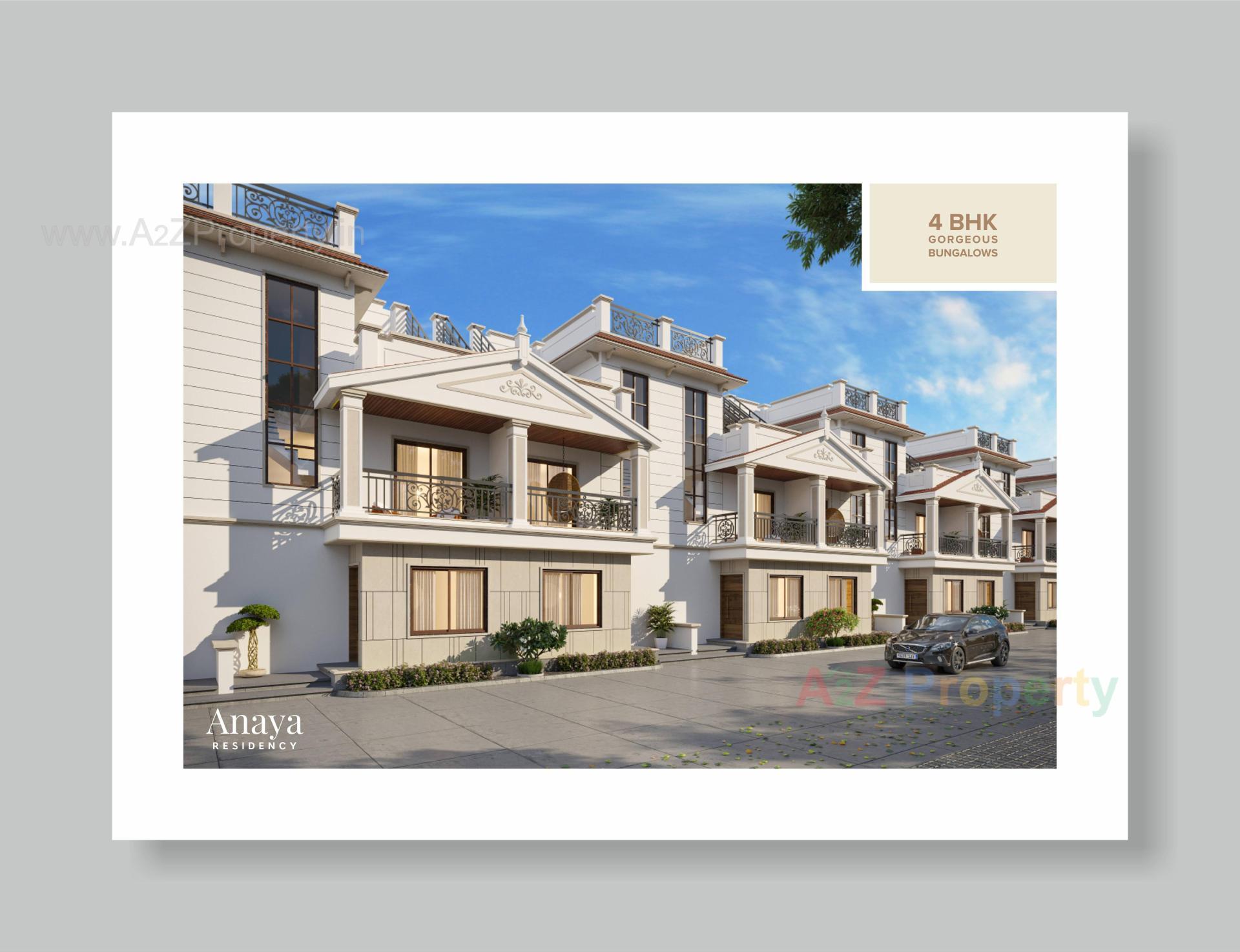 3D Elevation of real estate project Anaya Residency located at Vavol, Gandhinagar, Gujarat