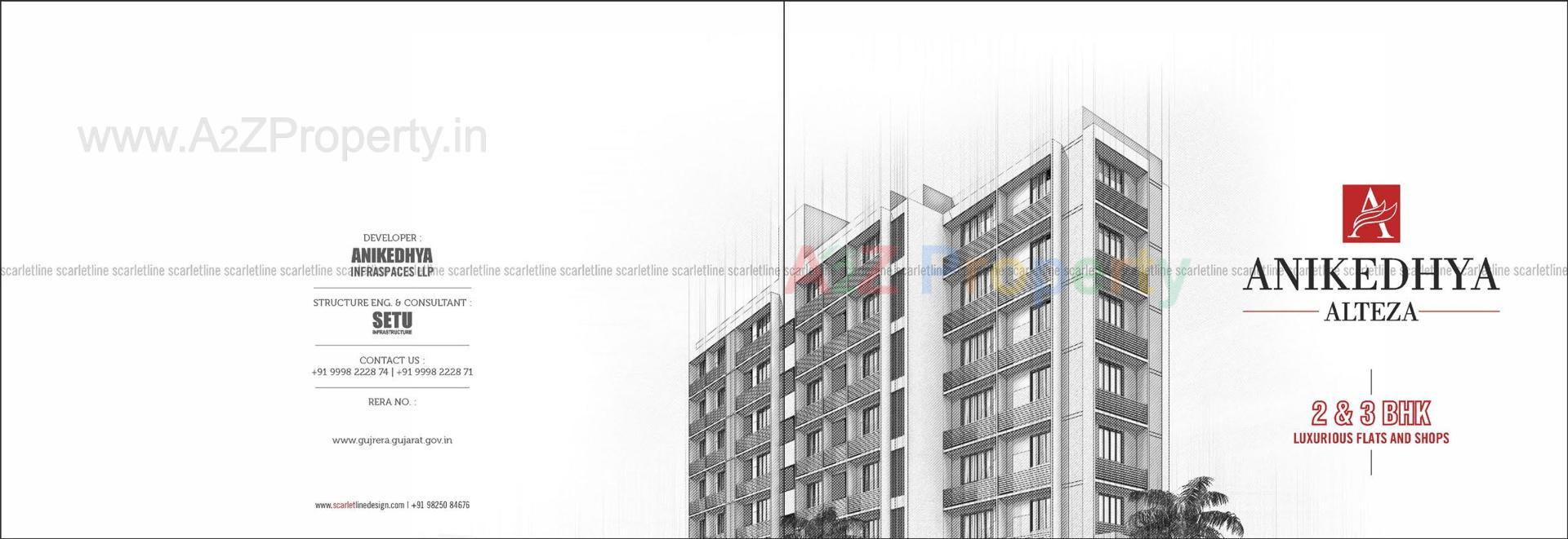  of real estate project Anikedhya Alteza located at Vavol, Gandhinagar, Gujarat