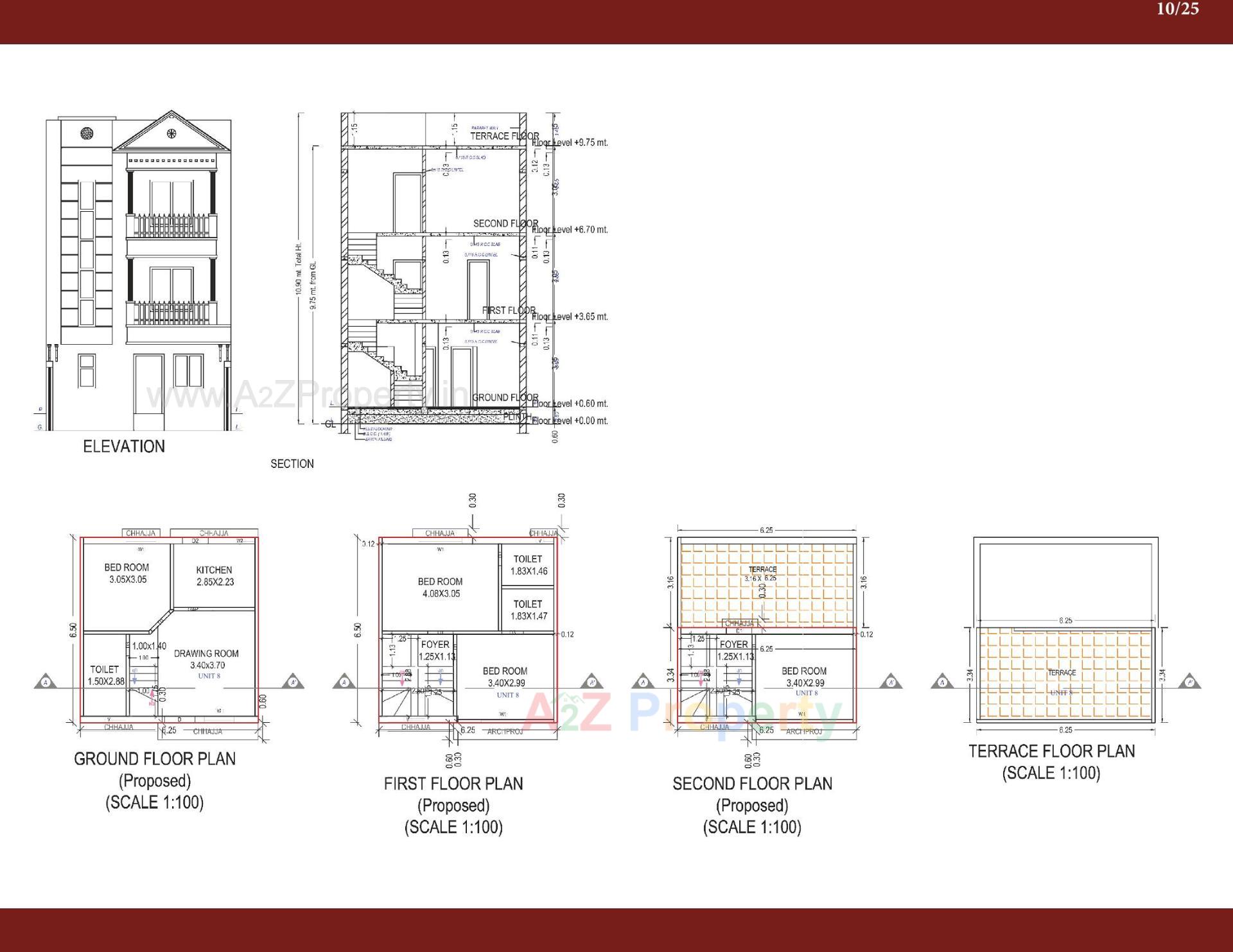 Layout of real estate project Anjel Homes located at Gandhinagar, Gandhinagar, Gujarat