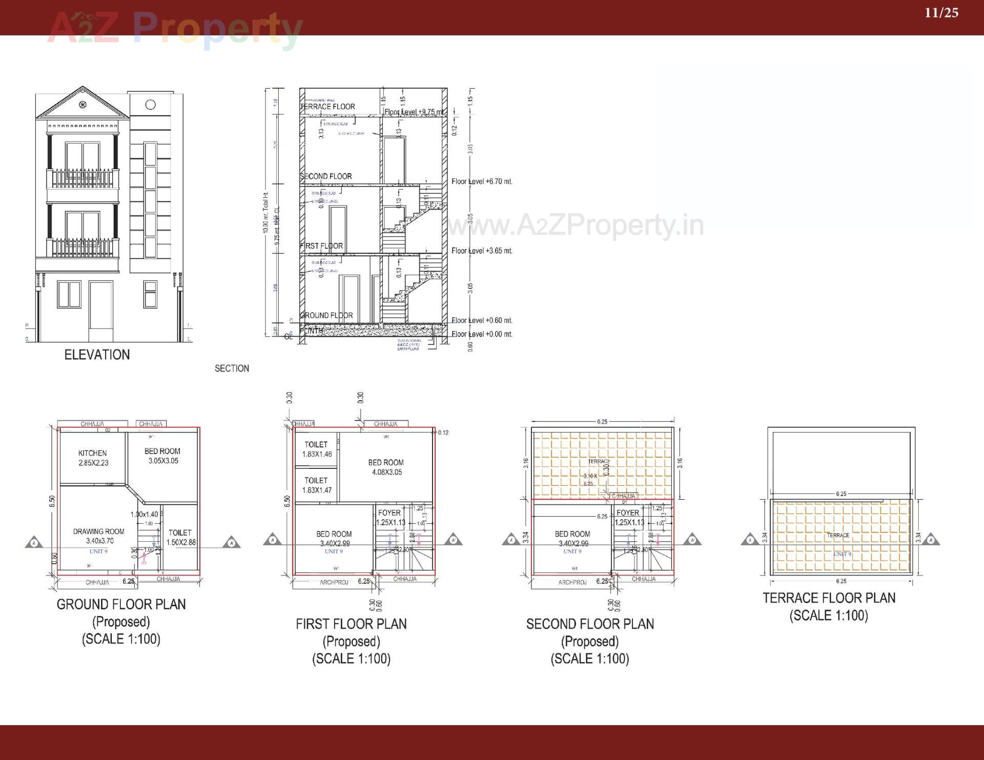 Layout of real estate project Anjel Homes located at Gandhinagar, Gandhinagar, Gujarat
