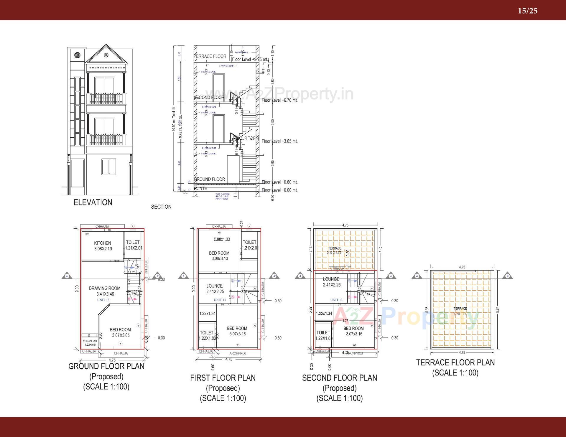 Layout of real estate project Anjel Homes located at Gandhinagar, Gandhinagar, Gujarat