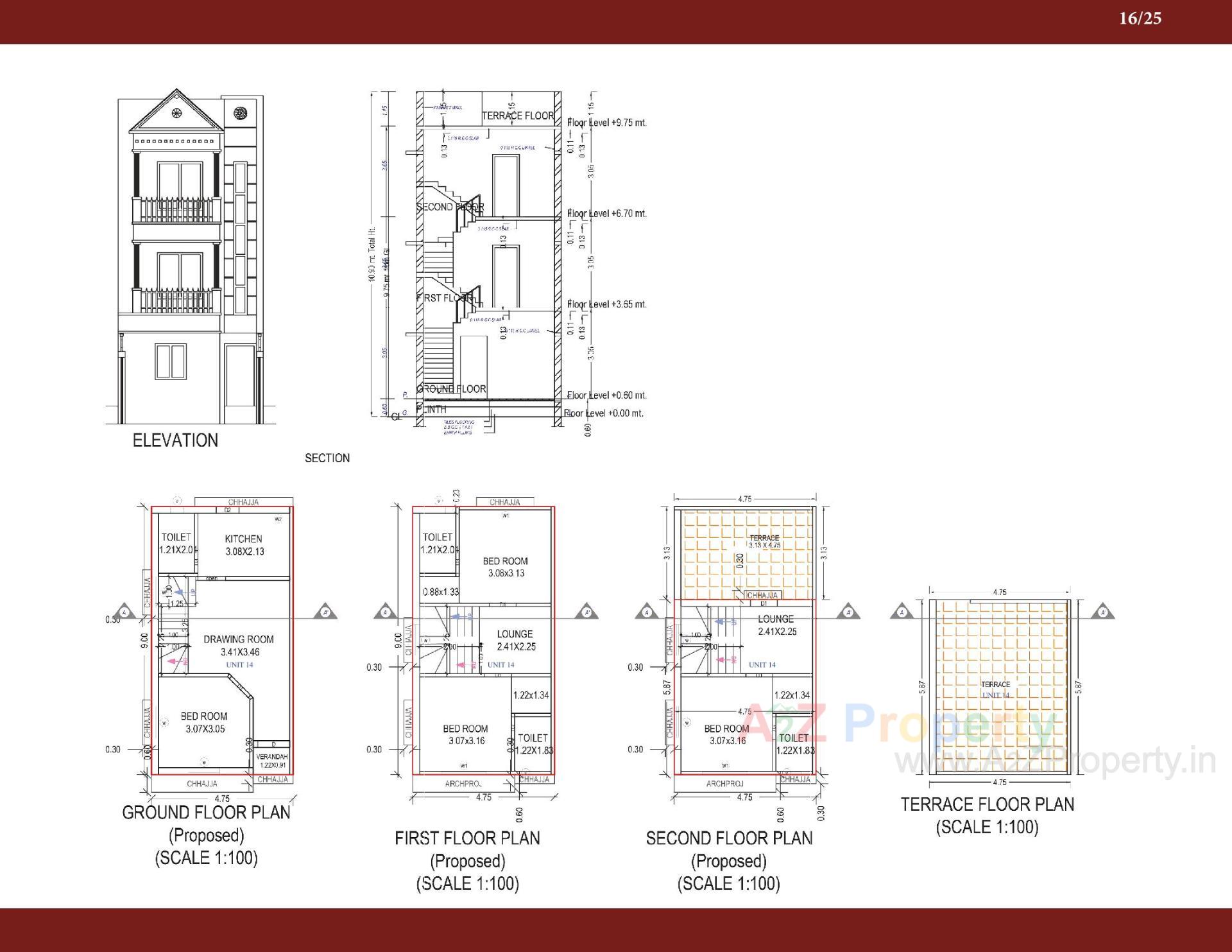 Layout of real estate project Anjel Homes located at Gandhinagar, Gandhinagar, Gujarat