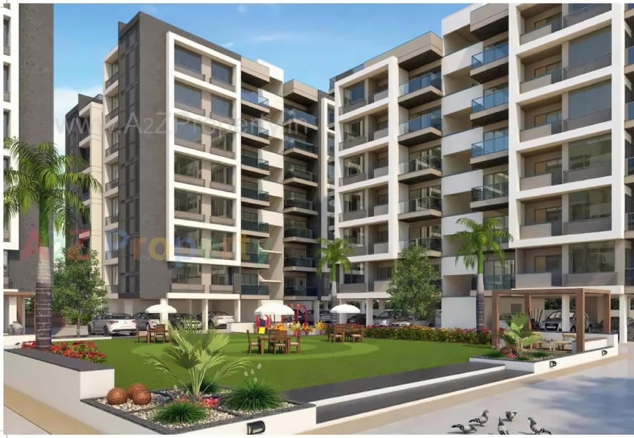 3D Elevation of real estate project Anmol Lifestyle located at Nana-chiloda, Gandhinagar, Gujarat