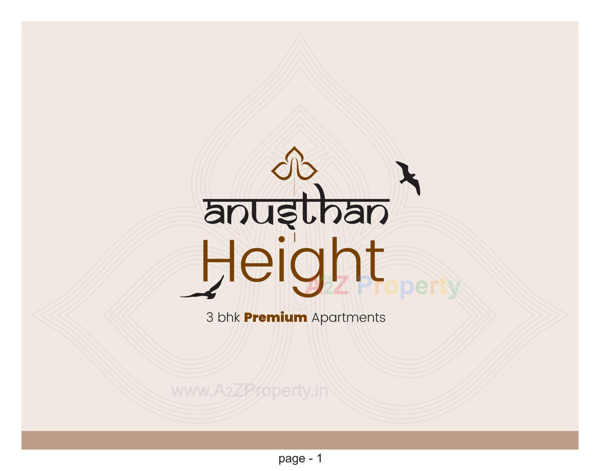  of real estate project Anusthan Heights located at Zundal, Gandhinagar, Gujarat
