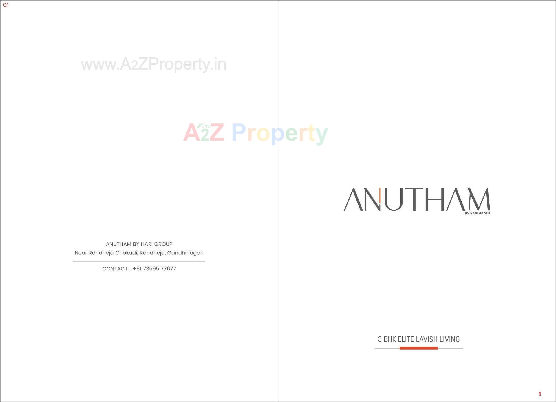  of real estate project Anutham By Hari Group located at Pethapur, Gandhinagar, Gujarat
