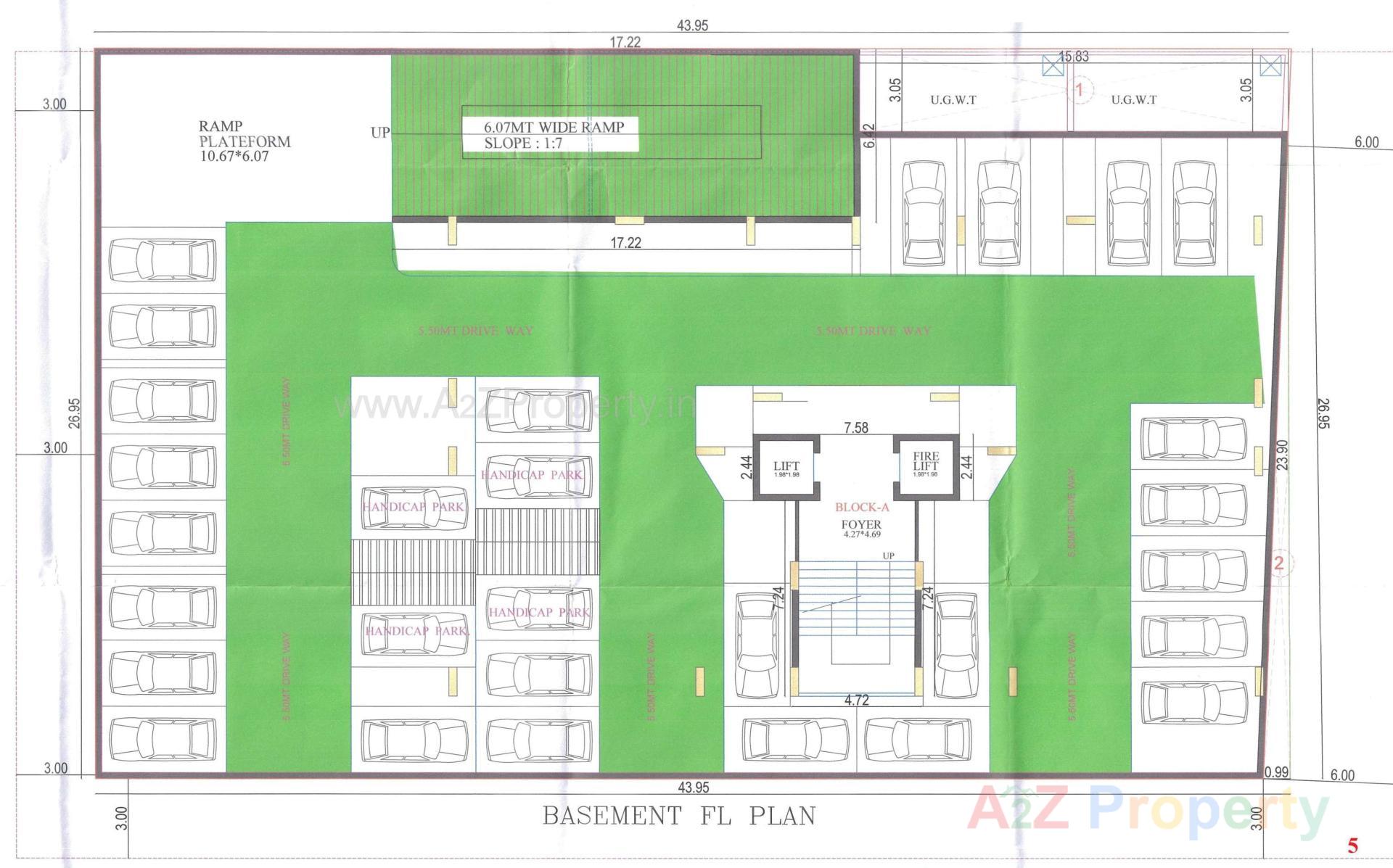 Layout of real estate project Anutham By Hari Group located at Pethapur, Gandhinagar, Gujarat