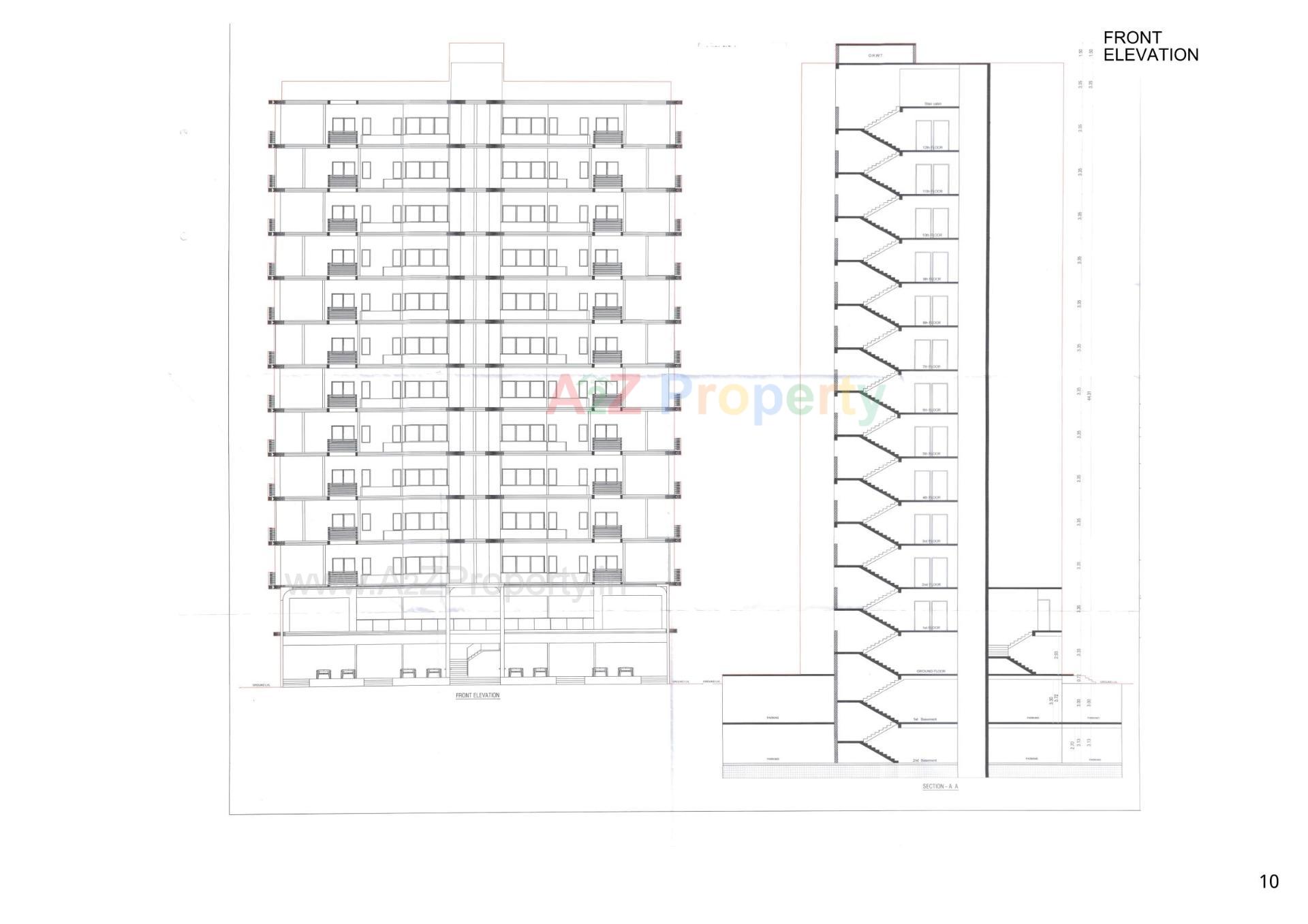  of real estate project Arham Heights located at Vavol, Gandhinagar, Gujarat