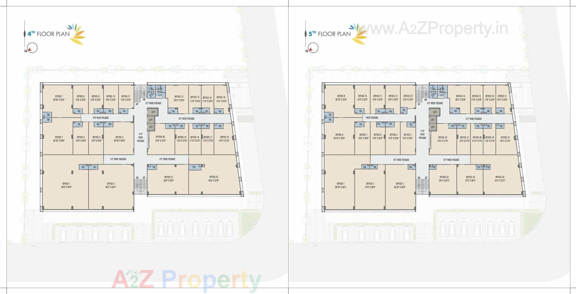 Layout of real estate project Ariane Legacy located at Adalaj, Gandhinagar, Gujarat