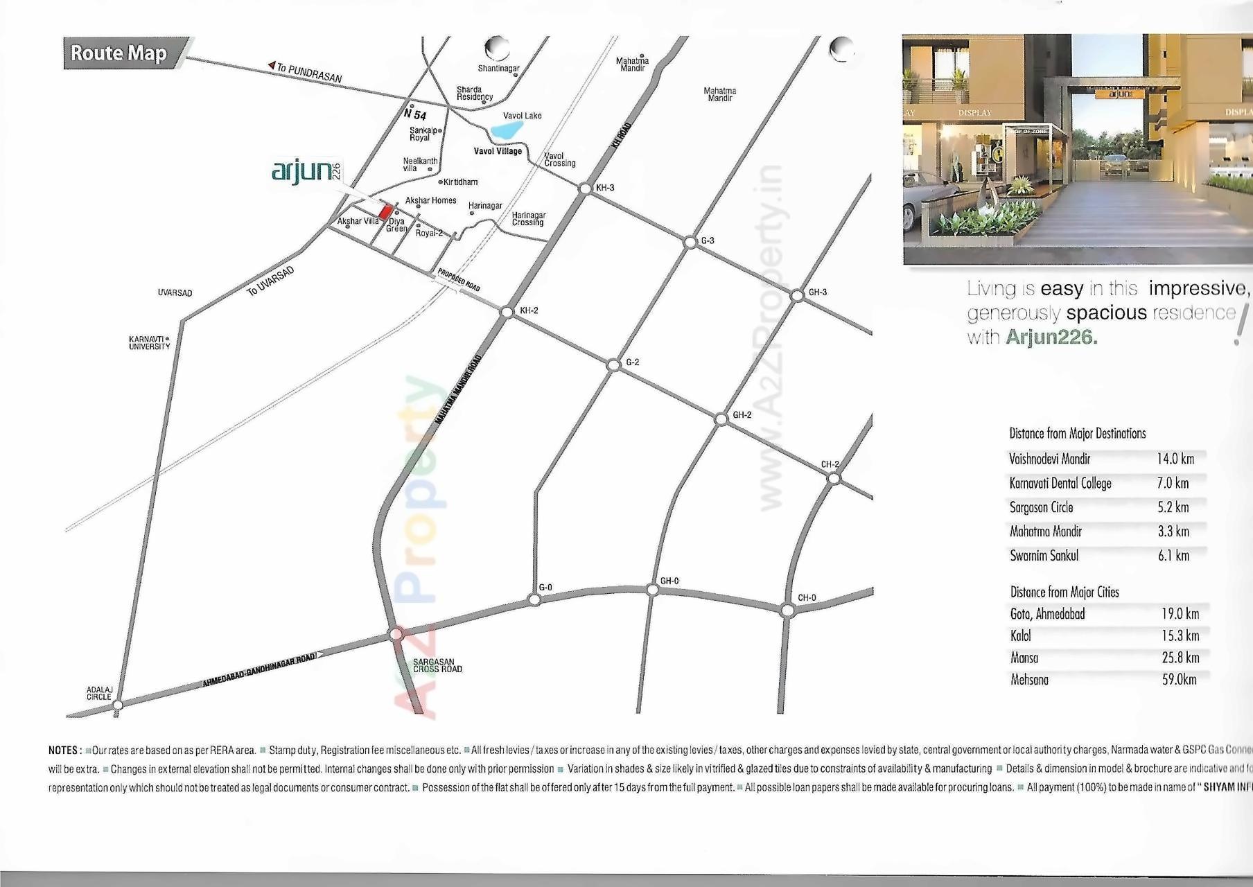  of real estate project Arjun 2 located at Vavol, Gandhinagar, Gujarat