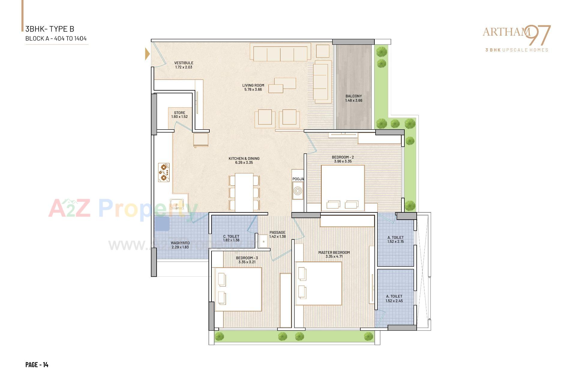 Layout of real estate project Artham located at Khoraj, Gandhinagar, Gujarat
