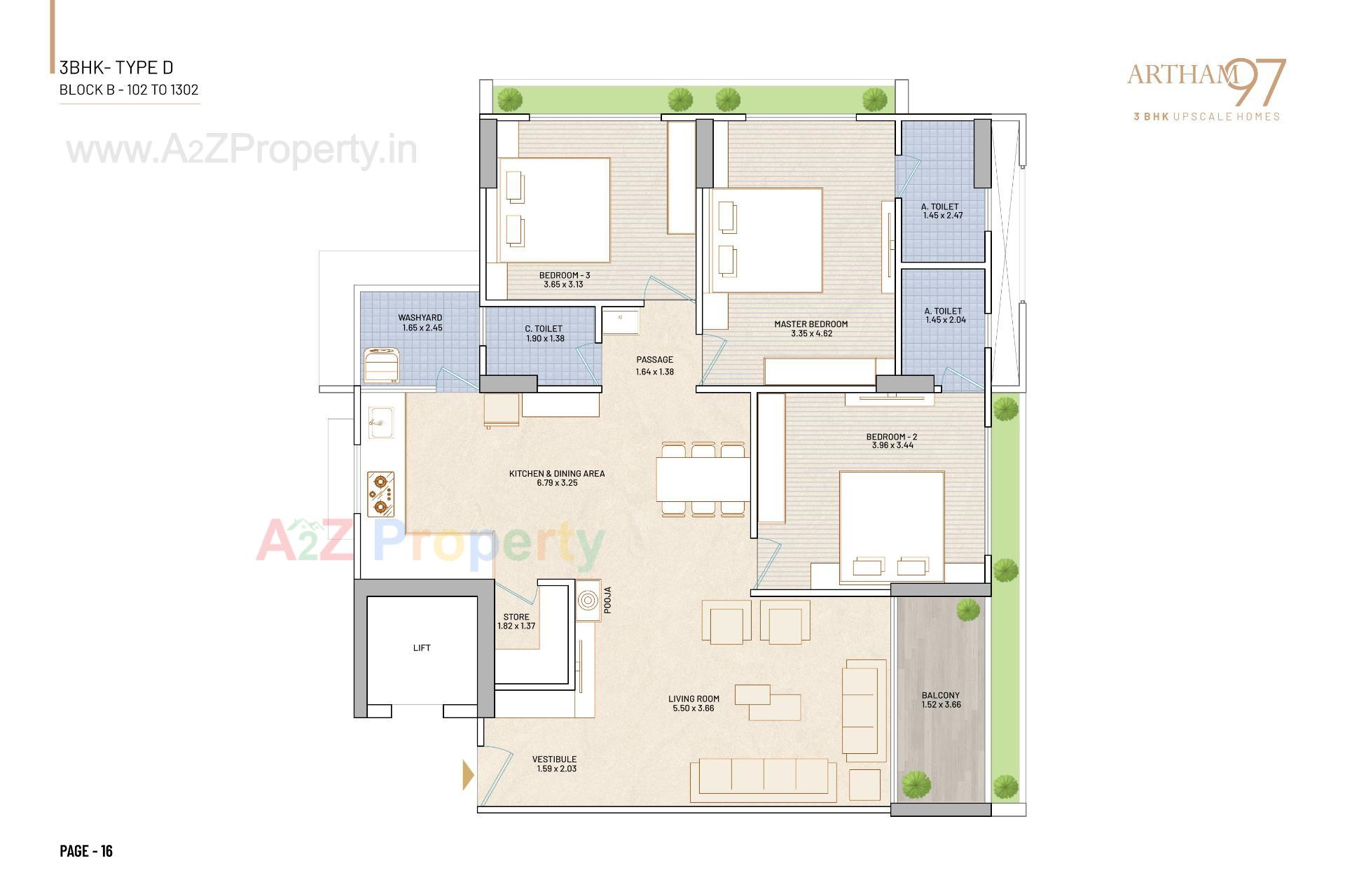 Layout of real estate project Artham located at Khoraj, Gandhinagar, Gujarat