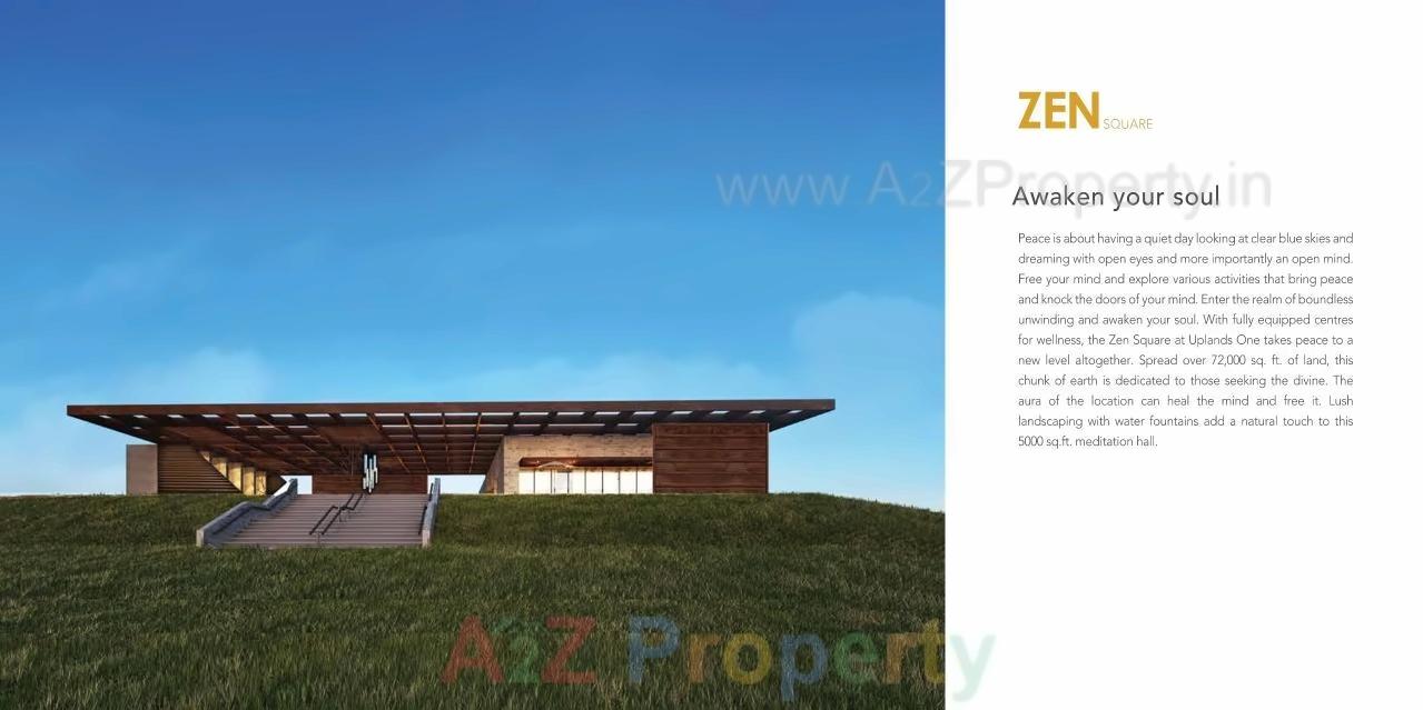 3D Elevation of real estate project Arvind Uplands located at Nasmed-adhana, Gandhinagar, Gujarat