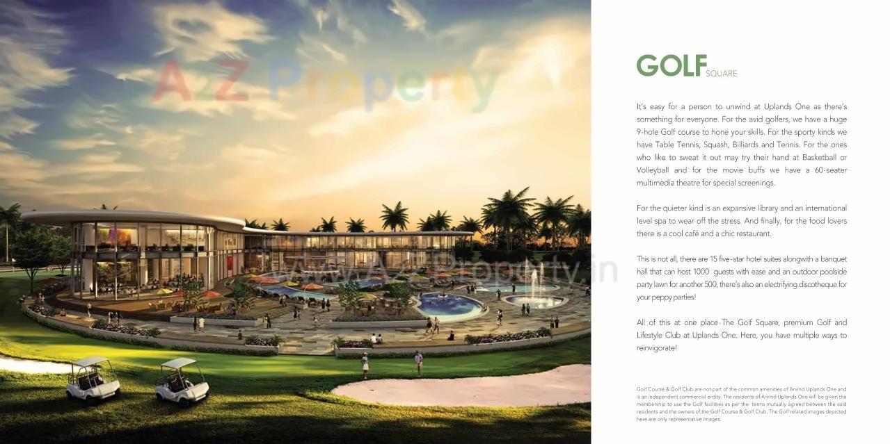 3D Elevation of real estate project Arvind Uplands located at Nasmed-adhana, Gandhinagar, Gujarat