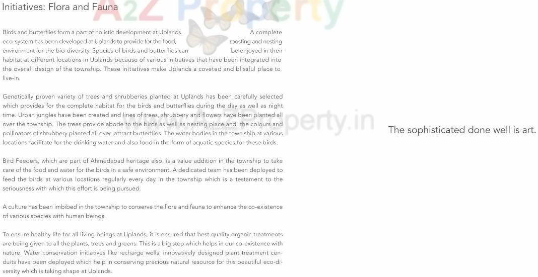  of real estate project Arvind Uplands located at Nasmed-adhana, Gandhinagar, Gujarat