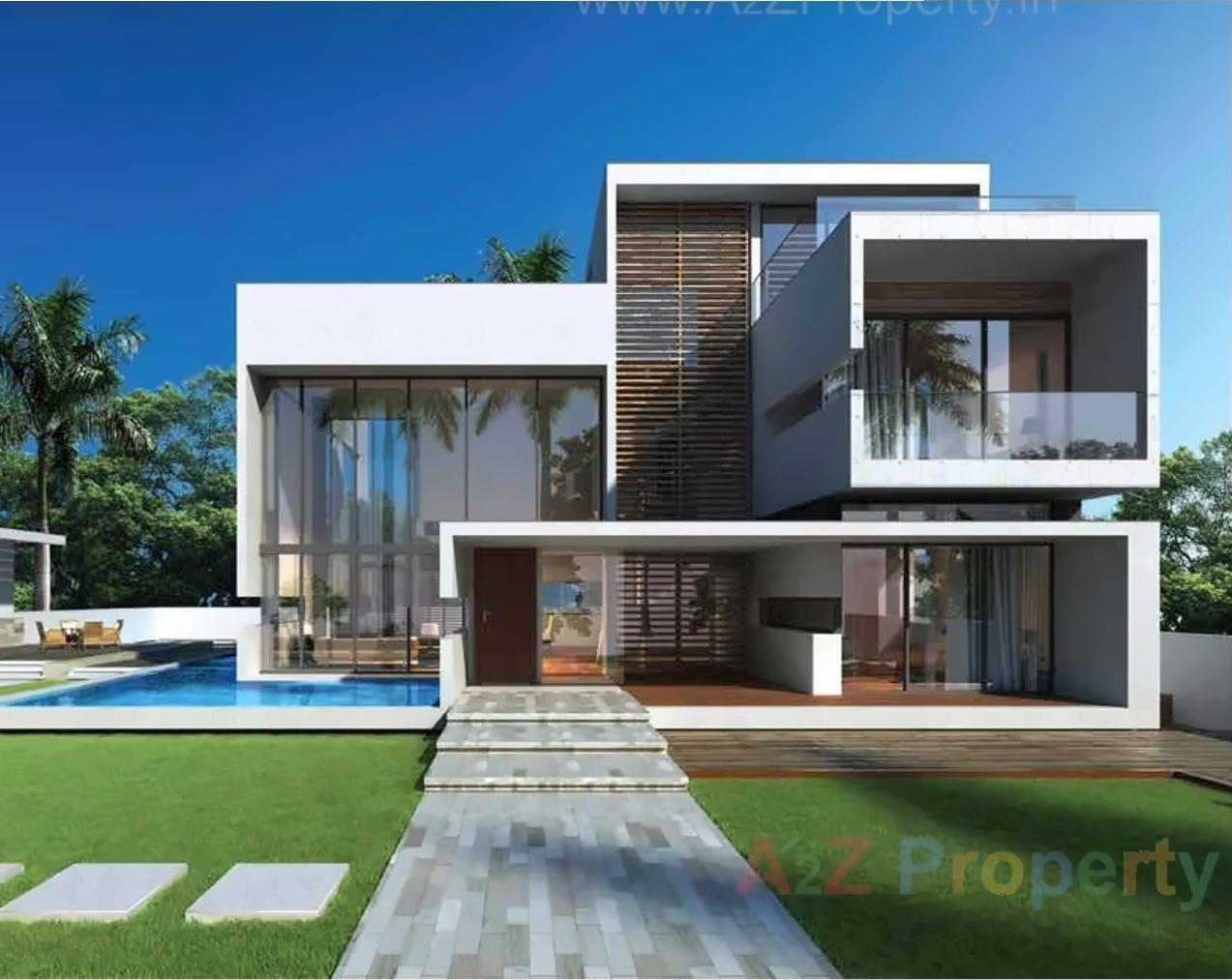 3D Elevation of real estate project Arvind Uplands located at Nasmed-adhana, Gandhinagar, Gujarat