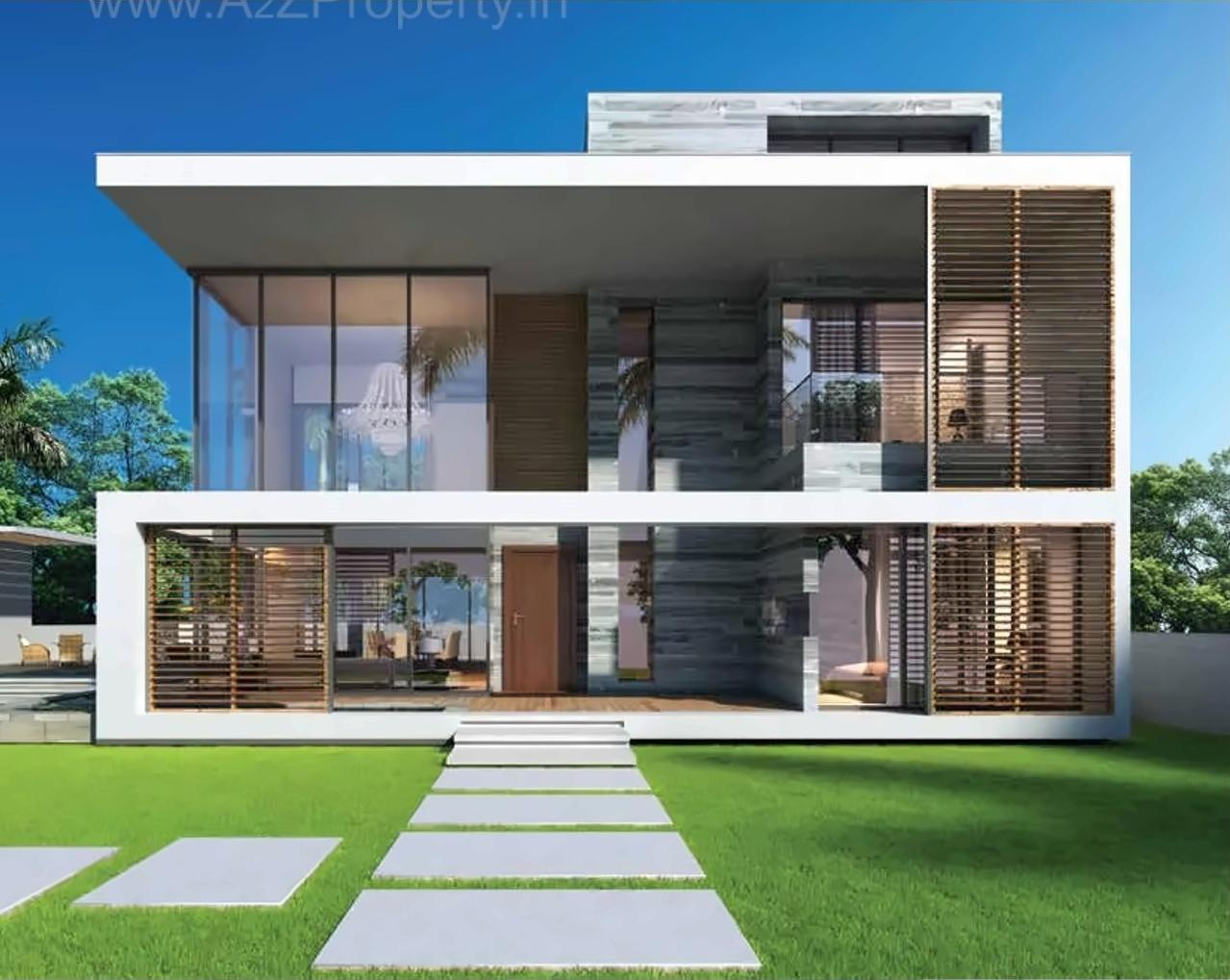 3D Elevation of real estate project Arvind Uplands located at Nasmed-adhana, Gandhinagar, Gujarat