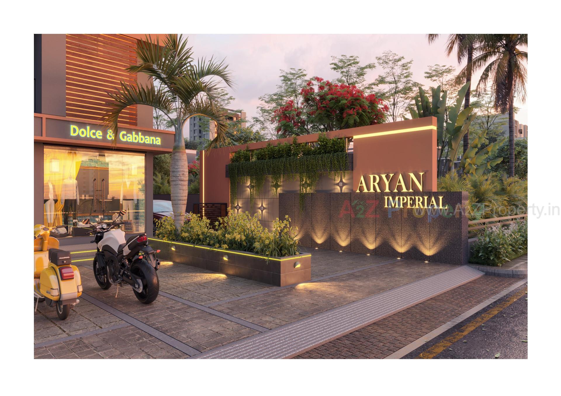 3D Elevation of real estate project Aryan Imperial located at Kudasan, Gandhinagar, Gujarat