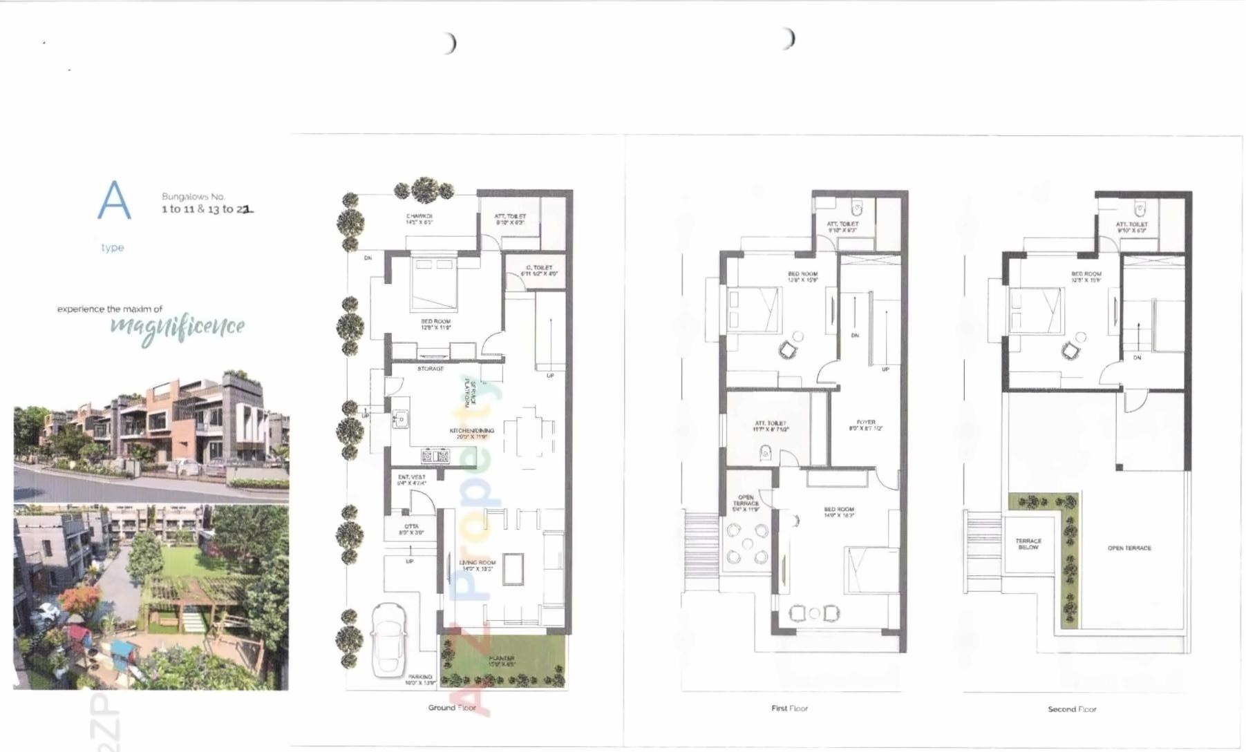 Layout of real estate project Ashtvinayak located at Sughad, Gandhinagar, Gujarat
