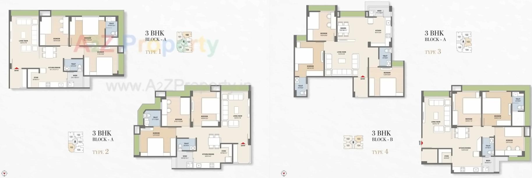 Layout of real estate project Ashtvinayak Uptown located at Sughad, Gandhinagar, Gujarat