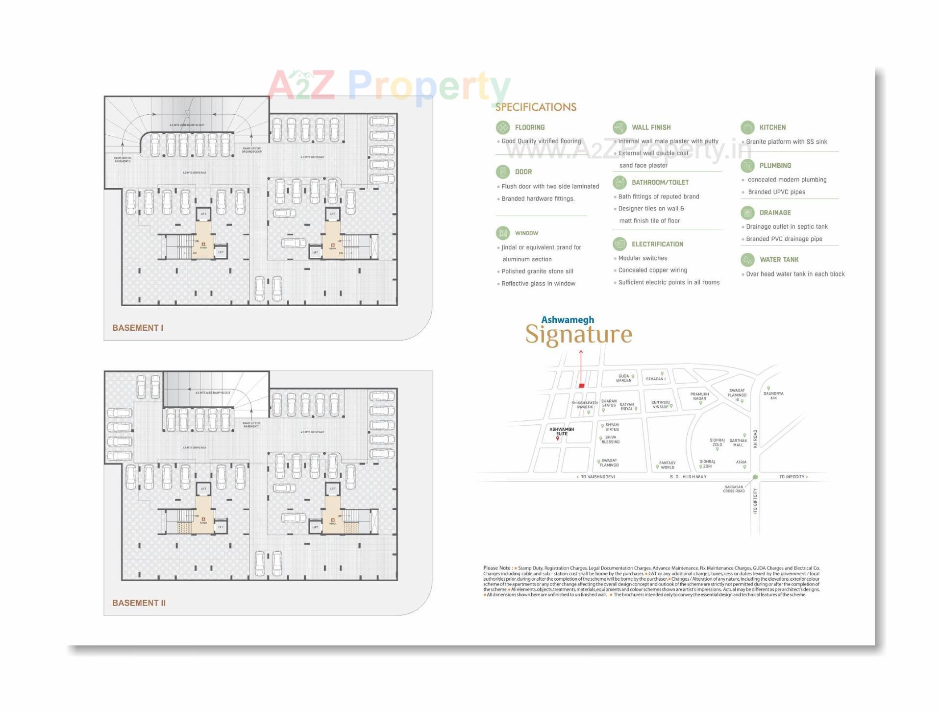 of real estate project Ashwamegh Signature located at Tarapur, Gandhinagar, Gujarat