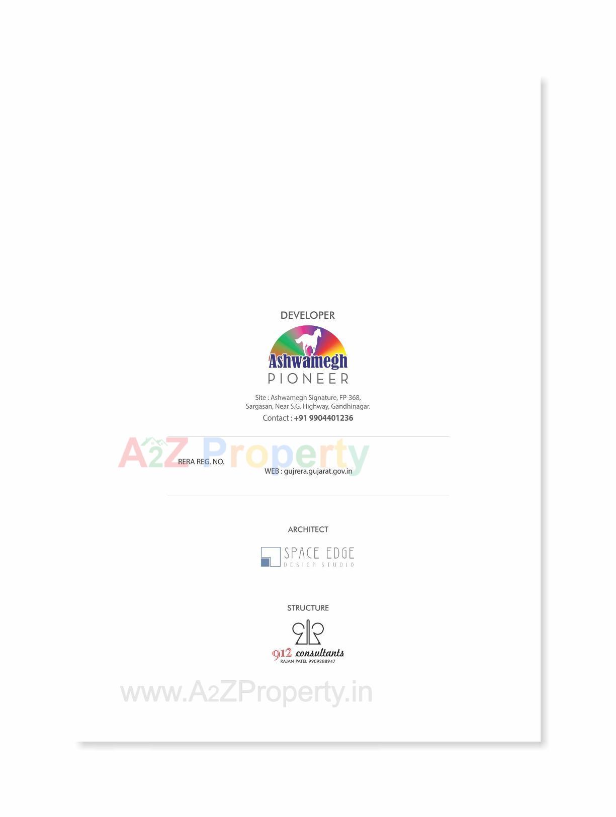  of real estate project Ashwamegh Signature located at Tarapur, Gandhinagar, Gujarat