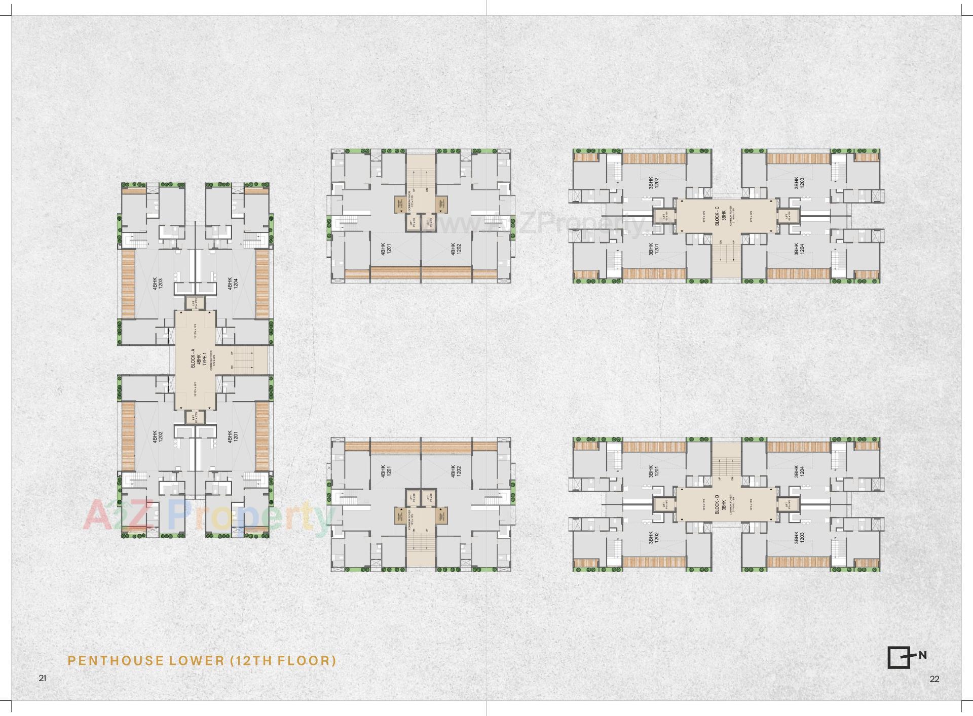 Layout of real estate project Asteria located at Koba, Gandhinagar, Gujarat