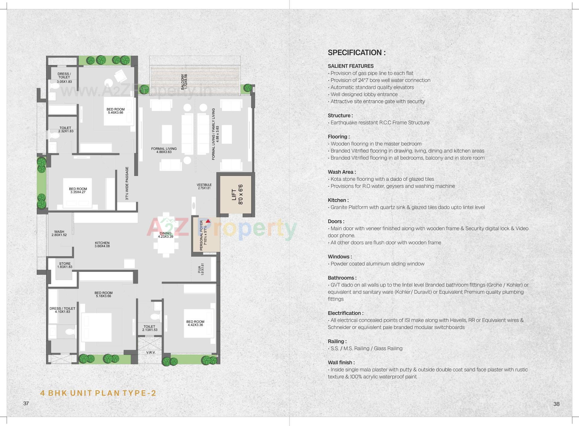 Layout of real estate project Asteria located at Koba, Gandhinagar, Gujarat