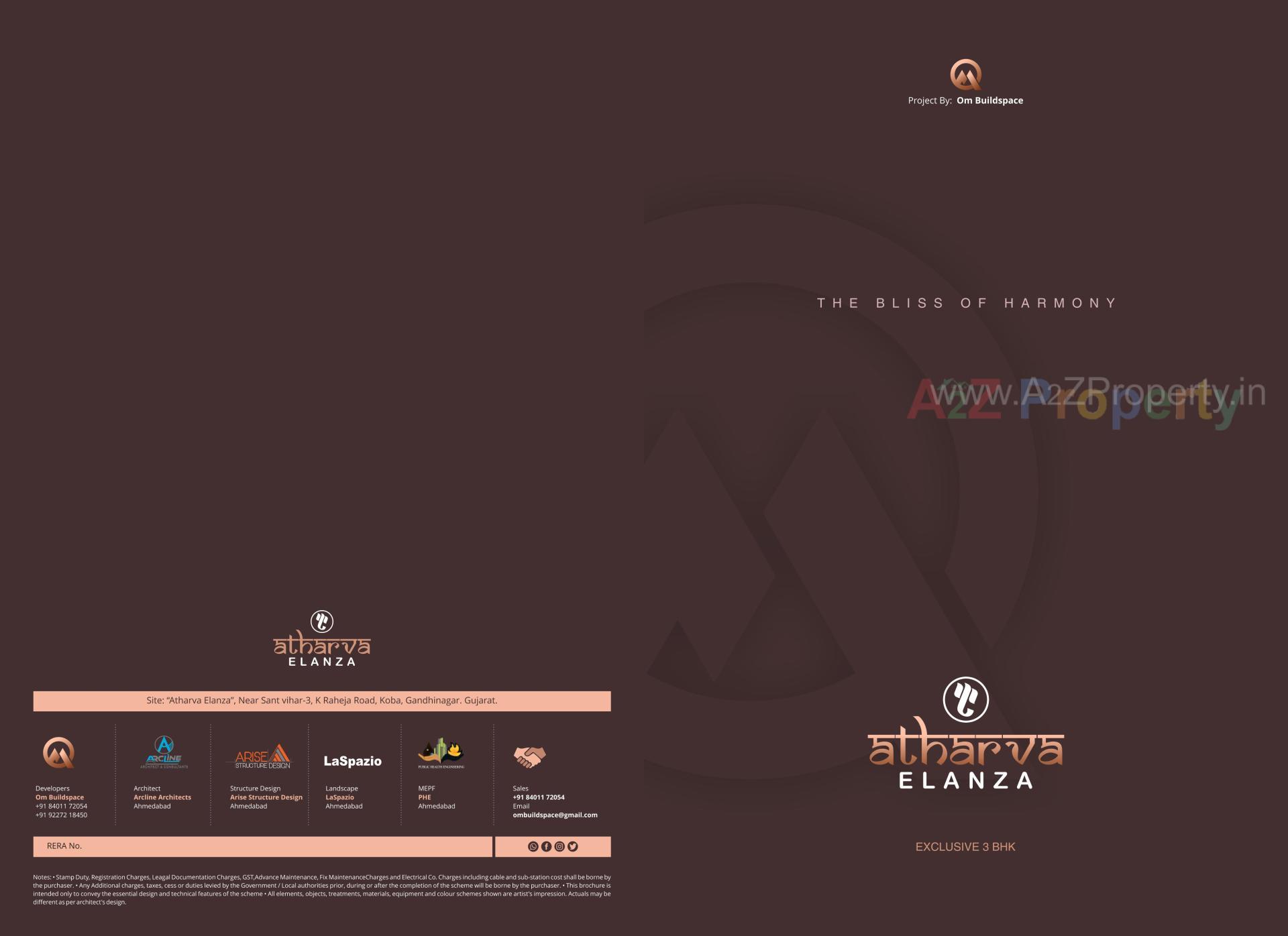  of real estate project Atharva Elanza located at Koba, Gandhinagar, Gujarat