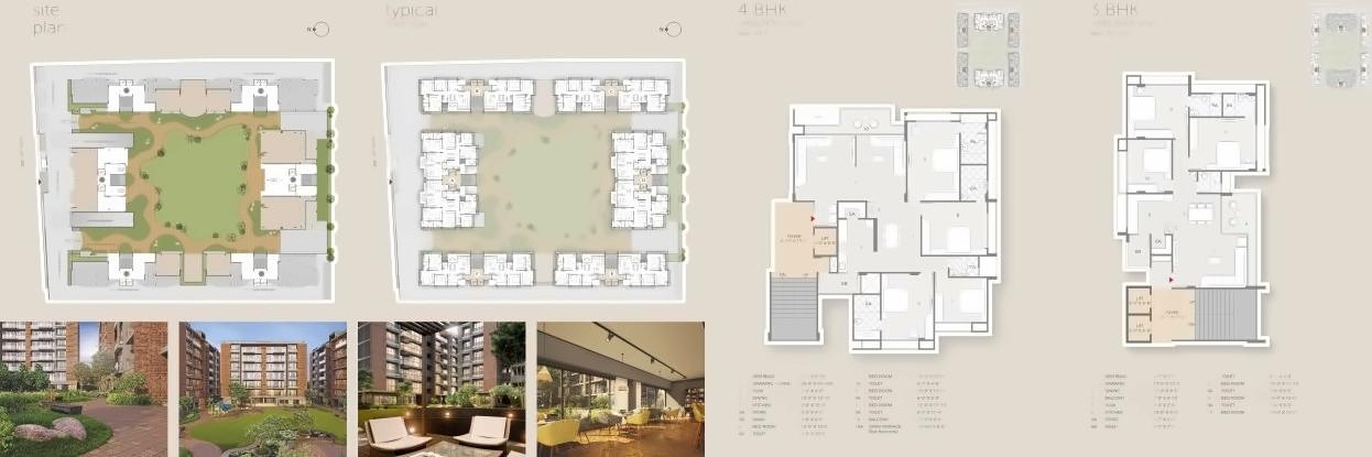 Layout of real estate project Atishay Shivalay located at Chandkheda, Gandhinagar, Gujarat